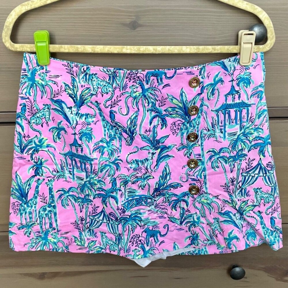 Lilly Pulitzer Sally Skort in Lilac Rose "Out of Office" Size 8